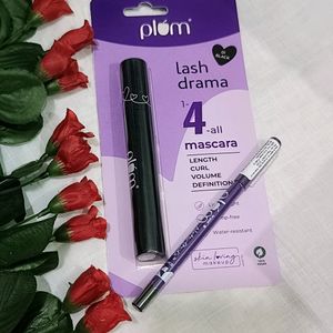 Plum Primium Mascara & Kajal Both Only 399/