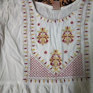 White Kurti for Women