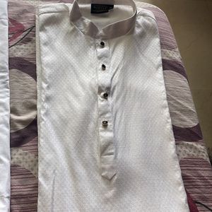 White kurta Pyjama set Ethnic wear