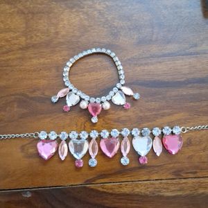 Diamond Jewellery Kids Princess PINK claire's