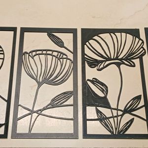 4 Wooden Wall Hanging/Wall Decor