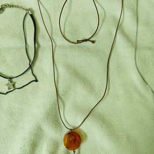 BRACELET,CHAIN WITH PENDANT,COMBO