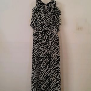 Black Printed Dress (Women's)