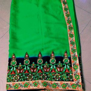 Combo Offers Georgette  Designer Saree