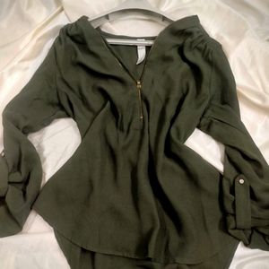 KAZO (Original) Olive Green Top