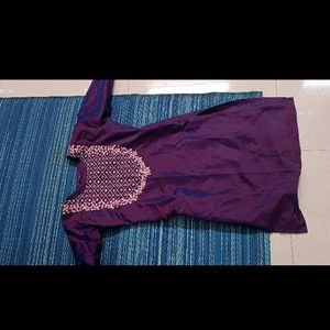 Purple Kurta Set