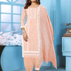 Pure Cotton Afghani Kurta Salwar Dupatta Set