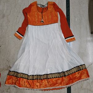 Beaded Yoke Anarkali Suit / Kurta Set