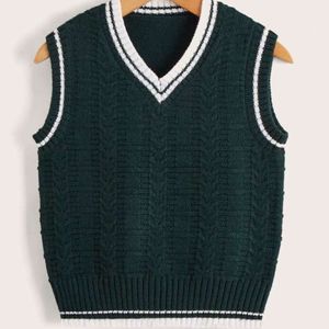 Green Vest Sweater