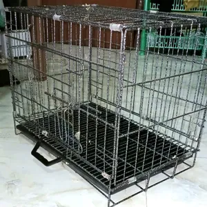 Folding Metal Cage/ Kennel With Tray