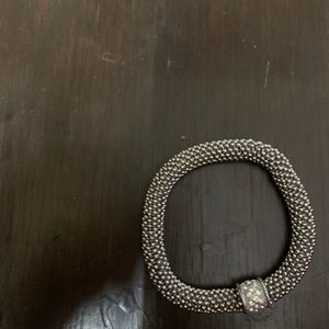 Oxidized Silver Look Bracelet