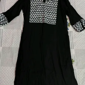 Black Dailywear Kurta For Women