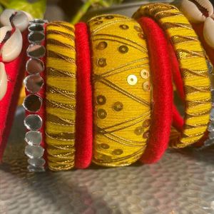 Yellow Shade Bangles 💛