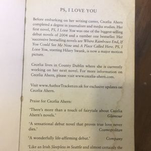 P.S I Love You By Cecelia Ahern