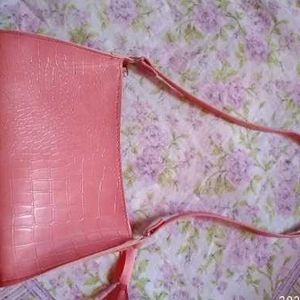 Pink Korean Shoulder Bag