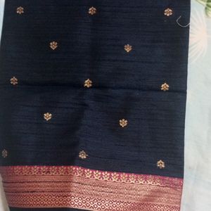 Dark Blue Saree in extreme good condition.