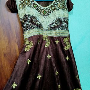 New Anarkali With Pant