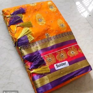 Brand New Silk Saree With Blouse Piece