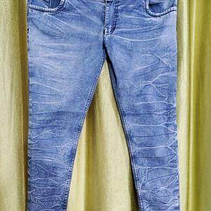 HIGH WAIST JEANS BLUE