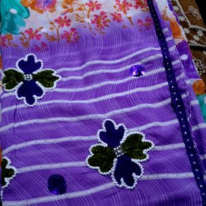 Beautiful Purple Saree