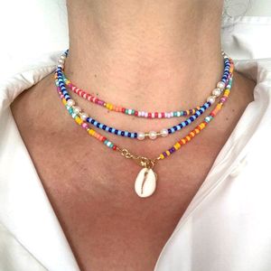 Beaded Shell Necklace