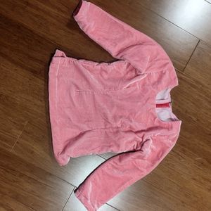 Pink Velvet Blouse For Girls