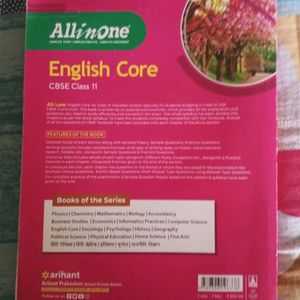 Arihant All In One English Core CBSE Class 11