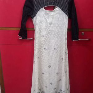 IMARA LONG OFF WHITE FROCK