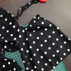 Polkadot Butterfly Top / Just Like New