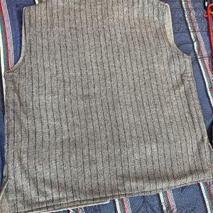 Grey Woollen Waistcoat