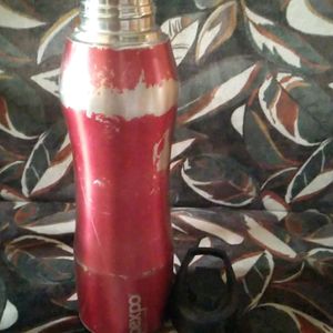 Red Colour Iron Water Bottle