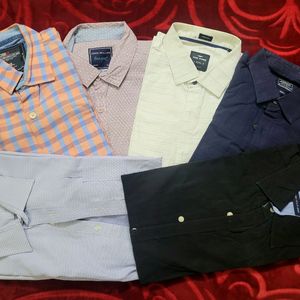 6 Shirts Combo 42 Size