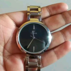 Titan Women Black Dial Watch