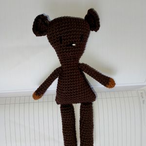 Mr Bean's Teddy Crochet Doll Amigurumi