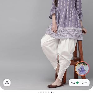 Kurti With Dhoti Pant For Women