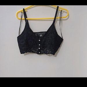 🆕 Black • Bra / Bralete • Top ~ @❗₹150/-