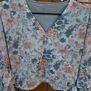 Combo Of  Floral  Top N  BRAND Ed Jeans