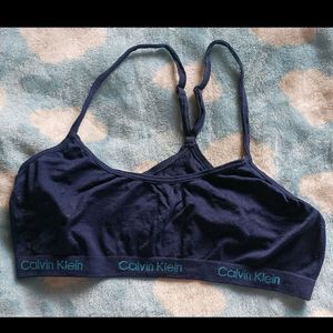 Calvin Klein Blue Sports Bra