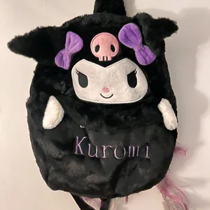 Kuromi Velvet Shiny Backpack