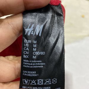 H&M Full See Through Body Suit Size