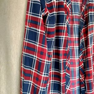 Oversized Check Shirt