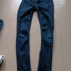 Navy Blue 26in Skinny Fit Girls Jeans