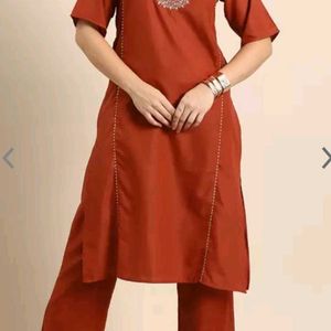 Anouk Straight Kurta Set