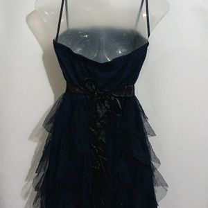 DAMN SEXY YET CUTE FLARED NET FROCK