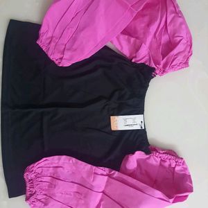 Cute PINK Top Size Large Bust 36"