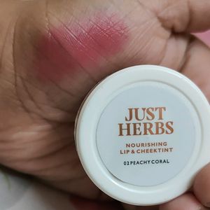 Combo Of Just Herbs Lip Balm And Tint