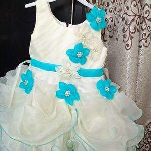 Beautiful Partywear Frock For Your Princess