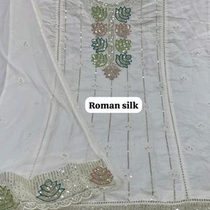 Fancy Rayon Cotton Pakistani Dress Material