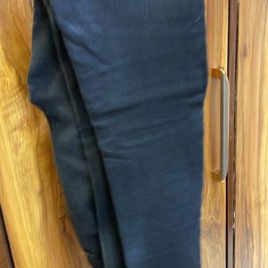 Single Button Hight Waist Black Jeans