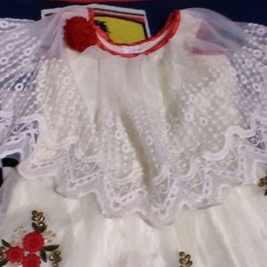 Poncho Attached Frock